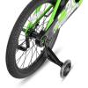imageJOYSTAR Pluto 12 14 16 18 20 Inch Kids Bike with Light Up Training Wheels Kids Bicycle for Boys Girls Age 312 Years Children Bikes Multiple ColorsGreen