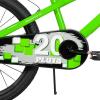 imageJOYSTAR Pluto 12 14 16 18 20 Inch Kids Bike with Light Up Training Wheels Kids Bicycle for Boys Girls Age 312 Years Children Bikes Multiple ColorsGreen