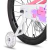 imageJOYSTAR Pluto 12 14 16 18 20 Inch Kids Bike with Light Up Training Wheels Kids Bicycle for Boys Girls Age 312 Years Children Bikes Multiple ColorsPink