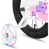 imageJOYSTAR Pluto 12 14 16 18 20 Inch Kids Bike with Light Up Training Wheels Kids Bicycle for Boys Girls Age 312 Years Children Bikes Multiple ColorsPink