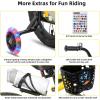 imageJOYSTAR Pluto 12 14 16 18 20 Inch Kids Bike with Light Up Training Wheels Kids Bicycle for Boys Girls Age 312 Years Children Bikes Multiple ColorsYellow