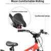 imageJOYSTAR Voyager 14 18 20 Inch Kids Bike Ages 312 Years with Aluminum Alloy Frame Lightweight Kids Bicycle for Boys Girls Multiple ColorsClassic Red