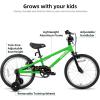 imageJOYSTAR Voyager 14 18 20 Inch Kids Bike Ages 312 Years with Aluminum Alloy Frame Lightweight Kids Bicycle for Boys Girls Multiple ColorsGreen