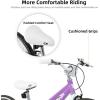 imageJOYSTAR Voyager 14 18 20 Inch Kids Bike Ages 312 Years with Aluminum Alloy Frame Lightweight Kids Bicycle for Boys Girls Multiple ColorsPurple