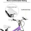 imageJOYSTAR Voyager 14 18 20 Inch Kids Bike Ages 312 Years with Aluminum Alloy Frame Lightweight Kids Bicycle for Boys Girls Multiple ColorsPurple