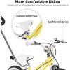 imageJOYSTAR Voyager 14 18 20 Inch Kids Bike Ages 312 Years with Aluminum Alloy Frame Lightweight Kids Bicycle for Boys Girls Multiple ColorsYellow