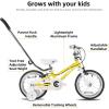 imageJOYSTAR Voyager 14 18 20 Inch Kids Bike Ages 312 Years with Aluminum Alloy Frame Lightweight Kids Bicycle for Boys Girls Multiple ColorsYellow