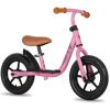 imageJOYSTAR 10quot12quot Toddler Balance Bike for Girls ampamp Boys Ages 18 Months to 5 Years Kids Push Bike with Footrest ampamp Adjustable Seat Height First Birthday Gifts for 25 Boys GirlsPink