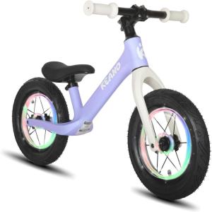 imageJOYSTAR 12 Inch Balance Bike for 18months 2 3 4 and 5 Years Old Boys and Girls Lightweight Push Bike with Adjustable Handlebar and Seat Gift Bike for 25 Boys GirlsSanfordPurple