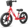 imageJOYSTAR 1214 Inch Kids Balance Bike for 18months5 Years Old Boys Girls Lightweight Toddler Balance Bikes with Footrest and Handlebar Basket or Doll SeatRed
