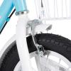 imageJOYSTAR Flower Girls Bike for Toddlers and Kids Ages 27 Year Old 12 14 16 Inch Kids Bike with Training Wheels Dual Handbrake and Basket Toddler Girl BicycleBlue