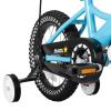 imageJOYSTAR Kids Bike for 27 Years Girls Boys wo Dual Handbrake 12 14 16 Inch Princess Girls Bike with Training Wheels Doll Seat Streamers Boys Bikes with Flag ampamp Water Bottle Kids BicycleZBlue