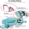 imageJOYSTAR Kids Bike for 27 Years Girls Boys wo Dual Handbrake 12 14 16 Inch Princess Girls Bike with Training Wheels Doll Seat Streamers Boys Bikes with Flag ampamp Water Bottle Kids BicycleBlue
