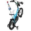 imageJOYSTAR Kids Bike for 27 Years Girls Boys wo Dual Handbrake 12 14 16 Inch Princess Girls Bike with Training Wheels Doll Seat Streamers Boys Bikes with Flag ampamp Water Bottle Kids BicycleZBlue