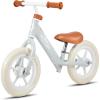 imageJOYSTAR 12 Inch Kids Balance Bike for 2 3 4 5 Years Old Boys Girls Lightweight Toddler Balance Bikes with Adjustable Handlebar and Seat Lightweight Gift BikeWhite