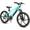 imageJOYSTAR Electric Bike for Kids Teens Ages 7 with 250W Brushless Motor 15 Miles 15MPH Electric Mountain Bicycle with Removable Battery Safe Mini Ebikes with Dual Disc Brakes Multiple ColorsGreen