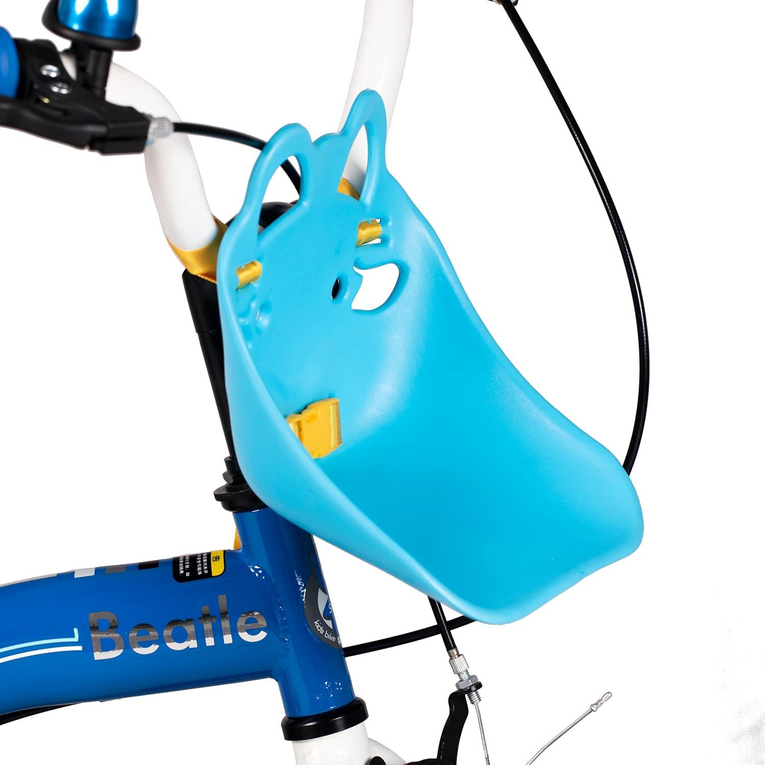 imageJOYSTAR Baby Doll Carrier for Toddler  Front Seat for Balance Bike Scooters and TricycleBlue