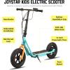 imageJOYSTAR Starmoto Electric Scooter for Kids Ages 612 Max 8 Miles 136 Mph by 250W Motor 12 Wheel Thumb Throttle Easy to Ride ampamp Assemble Foldable EScooter for Big KidsBlue
