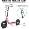 imageJOYSTAR Starmoto Electric Scooter for Kids Ages 612 Max 8 Miles 136 Mph by 250W Motor 12 Wheel Thumb Throttle Easy to Ride ampamp Assemble Foldable EScooter for Big KidsPink