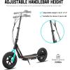imageJOYSTAR Starmoto Electric Scooter for Kids Ages 612 Max 8 Miles 136 Mph by 250W Motor 12 Wheel Thumb Throttle Easy to Ride ampamp Assemble Foldable EScooter for Big KidsBlack