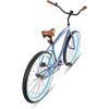 imageJOYSTAR Beach Cruiser Bike 202426 Inch Sizes Perfect for Casual Rides Ergonomic Upright Design Single Speed Simple Coaster BrakeBlue