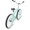 imageJOYSTAR Beach Cruiser Bike 202426 Inch Sizes Perfect for Casual Rides Ergonomic Upright Design Single Speed Simple Coaster BrakeMint Green