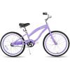 imageJOYSTAR Beach Cruiser Bike 202426 Inch Sizes Perfect for Casual Rides Ergonomic Upright Design Single Speed Simple Coaster BrakePurple