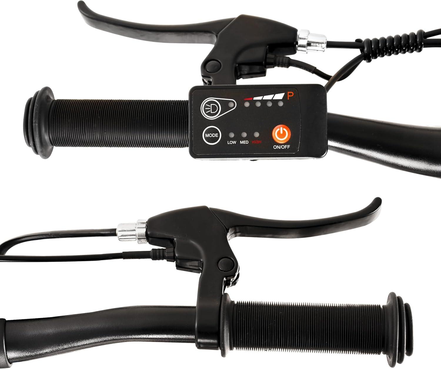 imageJOYSTAR 20 Inch Electric Bike for Kids Teens Ages 7 with 250W Brushless Motor 15 Miles 15MPH Electric Mountain Bicycle with Removable Battery Safe Mini Ebikes with Dual Disc BrakesWhite