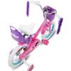 imageJOYSTAR Kids Bike 12 Inch Girls Bike with Training Wheels Doll Seat Basket ampamp Streamers Princess Kids Bicycle for Girls Toddler of 34 Years Toddler Girl Bikes Fuchsia