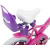 imageJOYSTAR Kids Bike 12 Inch Girls Bike with Training Wheels Doll Seat Basket ampamp Streamers Princess Kids Bicycle for Girls Toddler of 34 Years Toddler Girl Bikes Fuchsia