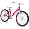 imageJOYSTAR 20 24 Inch Girls Bike for Kids Ages 612 Years Old 20 Inch Kids Bike with Training Wheels ampamp Basket 24 Girls Bicycle with Handbrake ampamp KickstandFuchsia