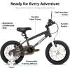 image:imageJOYSTAR Lomand 14 16 18 20 Inch Kids Bike with Training Wheels BMX Style Kids Bicycle for Toddlers Boys Girls Ages 312 Dual VBrake Adjustable Seat Multiple ColorsCharcoal