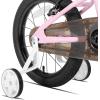 image:imageJOYSTAR Lomand 14 16 18 20 Inch Kids Bike with Training Wheels BMX Style Kids Bicycle for Toddlers Boys Girls Ages 312 Dual VBrake Adjustable Seat Multiple ColorsPink