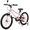image:imageJOYSTAR Lomand 14 16 18 20 Inch Kids Bike with Training Wheels BMX Style Kids Bicycle for Toddlers Boys Girls Ages 312 Dual VBrake Adjustable Seat Multiple ColorsPink