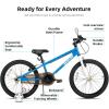 image:imageJOYSTAR Lomand 14 16 18 20 Inch Kids Bike with Training Wheels BMX Style Kids Bicycle for Toddlers Boys Girls Ages 312 Dual VBrake Adjustable Seat Multiple ColorsBlue