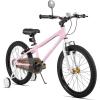 image:imageJOYSTAR Lomand 14 16 18 20 Inch Kids Bike with Training Wheels BMX Style Kids Bicycle for Toddlers Boys Girls Ages 312 Dual VBrake Adjustable Seat Multiple ColorsPink