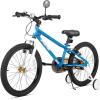 image:imageJOYSTAR Lomand 14 16 18 20 Inch Kids Bike with Training Wheels BMX Style Kids Bicycle for Toddlers Boys Girls Ages 312 Dual VBrake Adjustable Seat Multiple ColorsBlue
