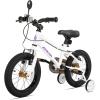 image:imageJOYSTAR Lomand 14 16 18 20 Inch Kids Bike with Training Wheels BMX Style Kids Bicycle for Toddlers Boys Girls Ages 312 Dual VBrake Adjustable Seat Multiple ColorsWhite