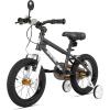 image:imageJOYSTAR Lomand 14 16 18 20 Inch Kids Bike with Training Wheels BMX Style Kids Bicycle for Toddlers Boys Girls Ages 312 Dual VBrake Adjustable Seat Multiple ColorsCharcoal