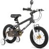 image:imageJOYSTAR Lomand 14 16 18 20 Inch Kids Bike with Training Wheels BMX Style Kids Bicycle for Toddlers Boys Girls Ages 312 Dual VBrake Adjustable Seat Multiple ColorsCharcoal
