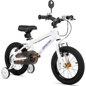 image:imageJOYSTAR Lomand 14 16 18 20 Inch Kids Bike with Training Wheels BMX Style Kids Bicycle for Toddlers Boys Girls Ages 312 Dual VBrake Adjustable Seat Multiple ColorsWhite