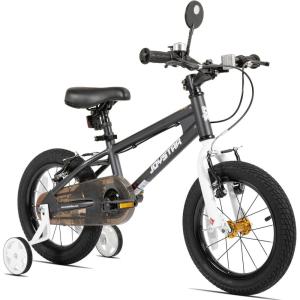 image:imageJOYSTAR Lomand 14 16 18 20 Inch Kids Bike with Training Wheels BMX Style Kids Bicycle for Toddlers Boys Girls Ages 312 Dual VBrake Adjustable Seat Multiple ColorsCharcoal