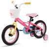 image:imageJOYSTAR 12 14 16 Inch Kids Bike for 27 Years Girls 3353 Inch Tall Toddler Girls Bike with Training Wheels Rainbow Bikes Children Bicycle MacaroonMacaroon Pink