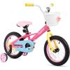 image:imageJOYSTAR 12 14 16 Inch Kids Bike for 27 Years Girls 3353 Inch Tall Toddler Girls Bike with Training Wheels Rainbow Bikes Children Bicycle MacaroonMacaroon Pink