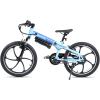 image:imageJOYSTAR 20 Inch Electric Bike for Kids Teens Ages 7 with 250W Brushless Motor 15 Miles 155MPH Electric Mountain Bicycle with Removable Battery Children Ebikes with Dual VBrakesBlue