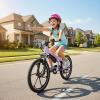 image:imageJOYSTAR 20 Inch Electric Bike for Kids Teens Ages 7 with 250W Brushless Motor 15 Miles 155MPH Electric Mountain Bicycle with Removable Battery Children Ebikes with Dual VBrakesPurple