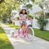 image:imageJOYSTAR Girls Bike for Toddlers and Kids Age 310 Years 12 14 16 20 Inch Kids Bike with Training Wheels and Handbrakes 20 Inch Bike with Kickstand Multiple ColorsPink