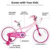 image:imageJOYSTAR Girls Bike for Toddlers and Kids Age 310 Years 12 14 16 20 Inch Kids Bike with Training Wheels and Handbrakes 20 Inch Bike with Kickstand Multiple ColorsPink
