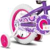 image:imageJOYSTAR Girls Bike for Toddlers and Kids Age 310 Years 12 14 16 20 Inch Kids Bike with Training Wheels and Handbrakes 20 Inch Bike with Kickstand Multiple ColorsPurple