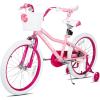 image:imageJOYSTAR Girls Bike for Toddlers and Kids Age 310 Years 12 14 16 20 Inch Kids Bike with Training Wheels and Handbrakes 20 Inch Bike with Kickstand Multiple ColorsPink